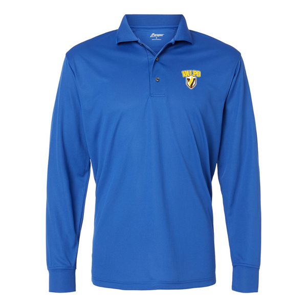 Men's  Valparaiso Crusaders Paragon Prescott Long Sleeve Polo