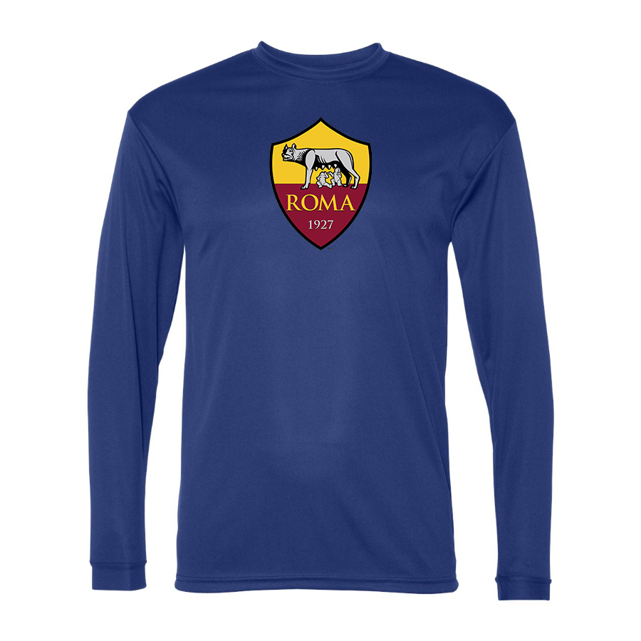 AS Roma FC Polyester Long Sleeve T-Shirt