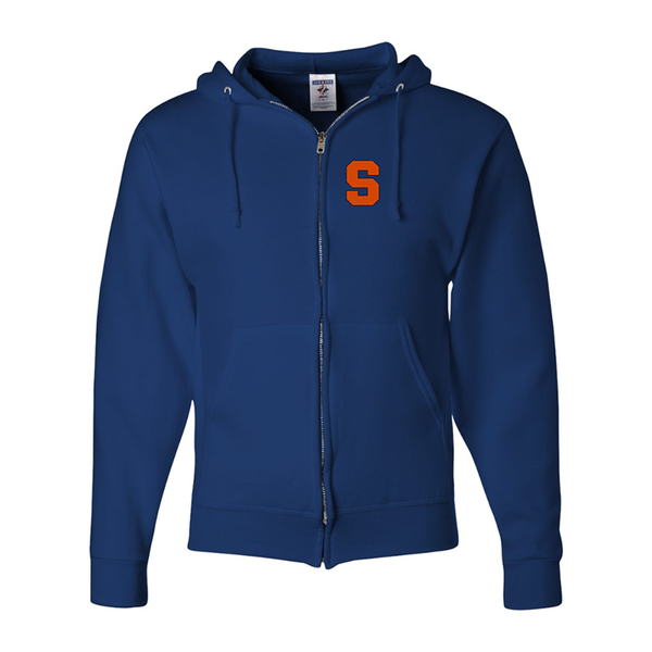 Men's Syracuse Orange JERZEES NuBlend Full-Zip Hooded Sweatshirt
