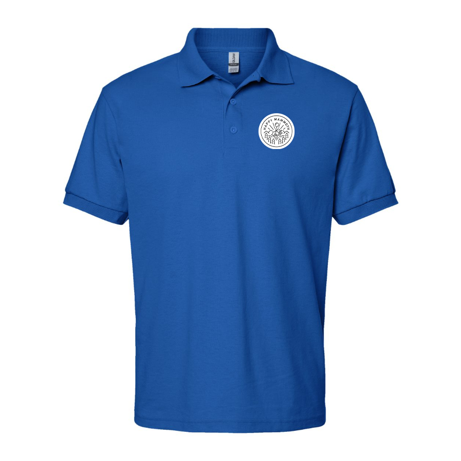 Men's Happy Mammoth Logo Dry Blend Polo