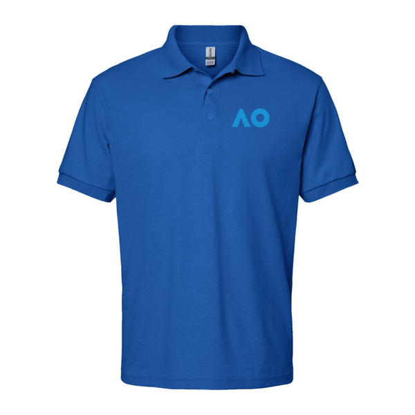 Men's Australian Open Logo Dry Blend Polo