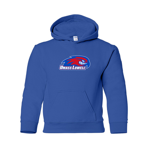 Youth  UMass Lowell River Hawks Gildan Heavy Blend  Hooded Sweatshirt