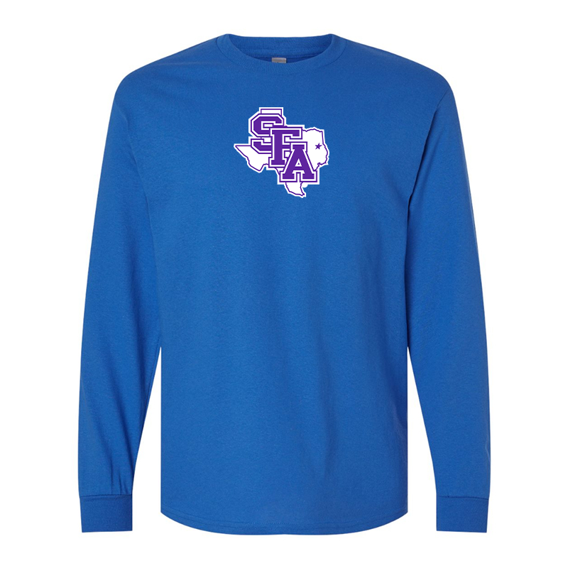 Men's Stephen F. Austin Lumberjacks  Gildan Heavy Cotton Long Sleeve T-Shirt