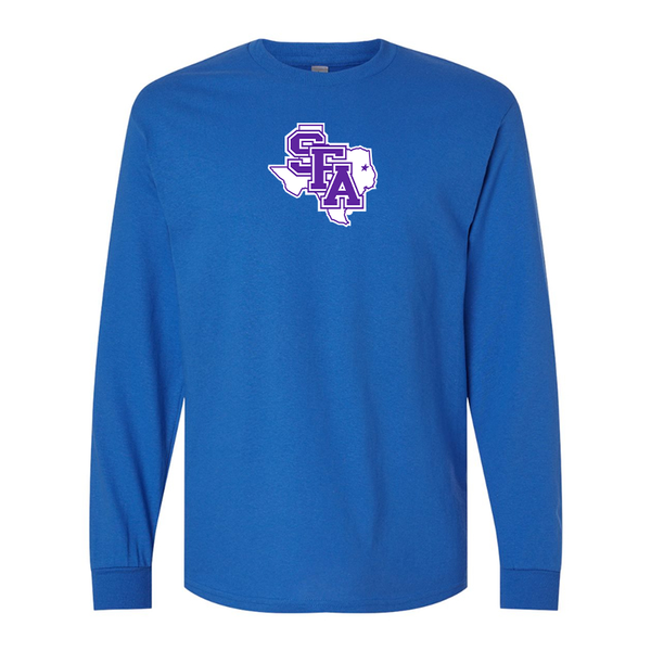 Men's Stephen F. Austin Lumberjacks  Gildan Heavy Cotton Long Sleeve T-Shirt