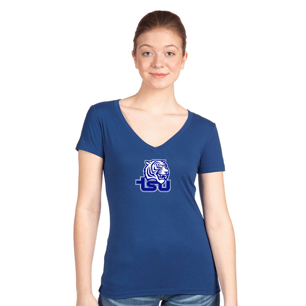 Women's Tennessee State Tigers  Next Level V-Neck T-Shirt