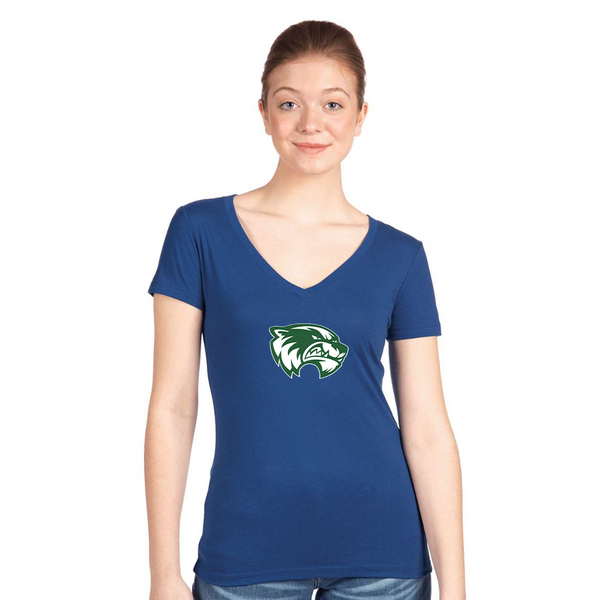 Women's Utah Valley Wolverines Next Level V-Neck T-Shirt
