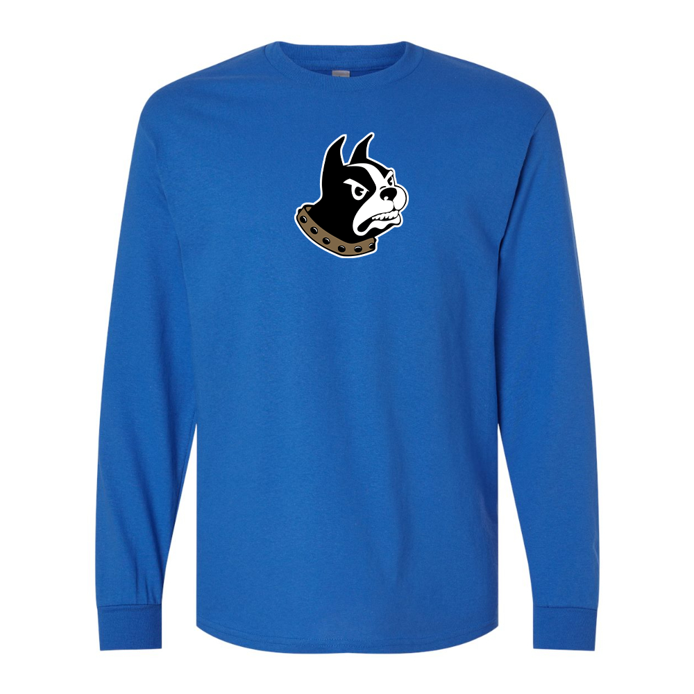 Men's  Wofford Terriers Gildan Heavy Cotton Long Sleeve T-Shirt