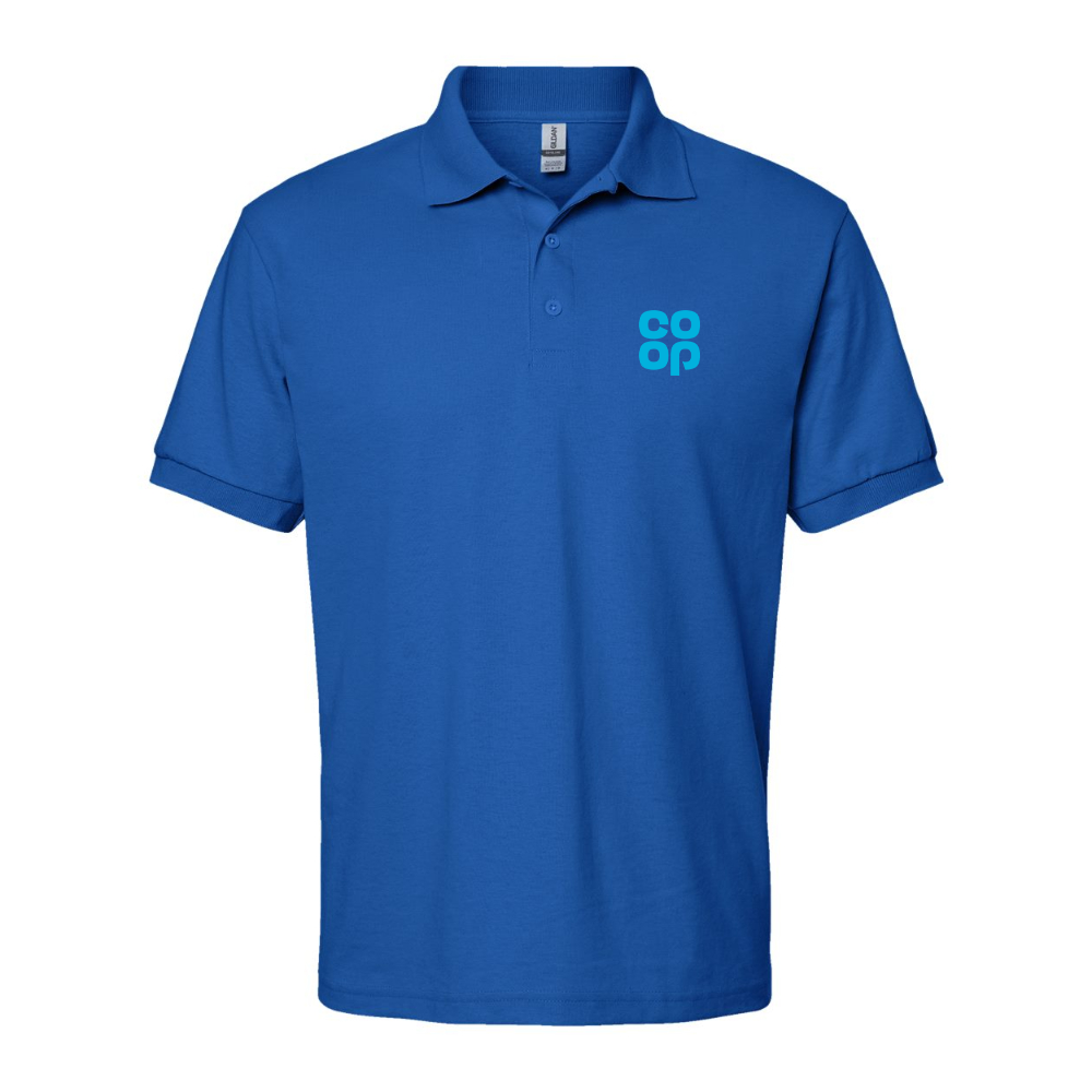 Men's CoOp Dry Blend Jersey Polo - Blue