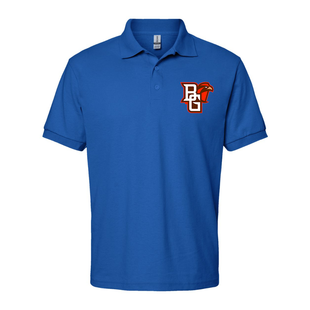Men's Bowling Green Falcons Dry Blend Jersey Polo - Blue