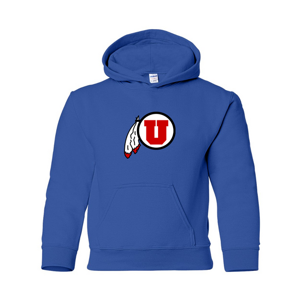 Youth  Utah Utes Gildan Heavy Blend  Hooded Sweatshirt