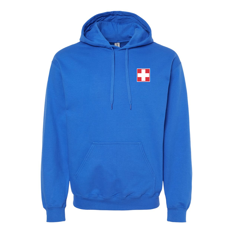 Men's  Switzerland National Football Soccer Team  Pullover Hoodie