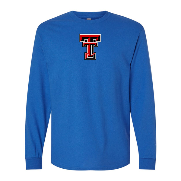 Men's Texas Tech Red Raiders  Gildan Heavy Cotton Long Sleeve T-Shirt