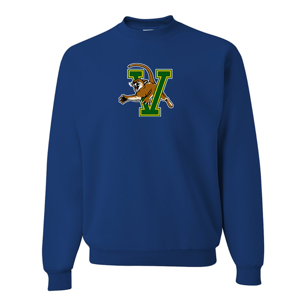 Men's Vermont Catamounts JERZEES NuBlend Crewneck Sweatshirt