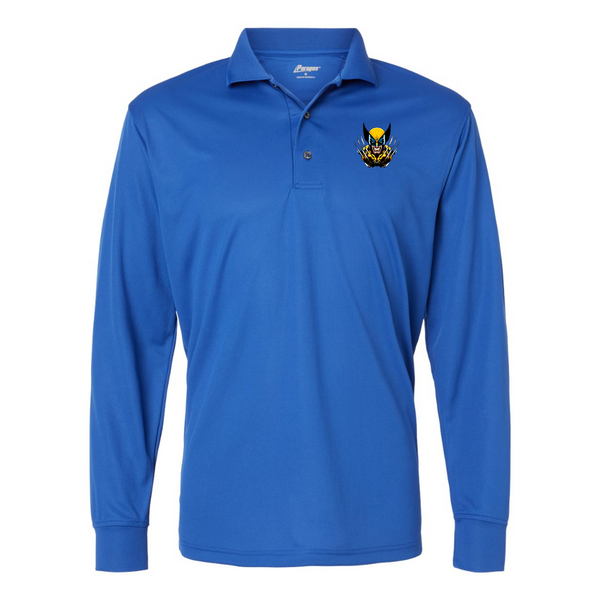Men's Wolverine 2025 Art  Paragon Prescott Long Sleeve Polo