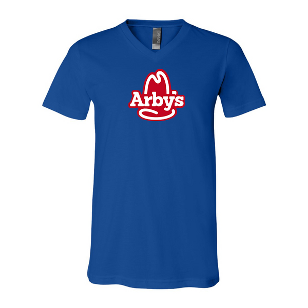 Men's Arbys BELLA + CANVAS - Jersey V-Neck T-Shirt