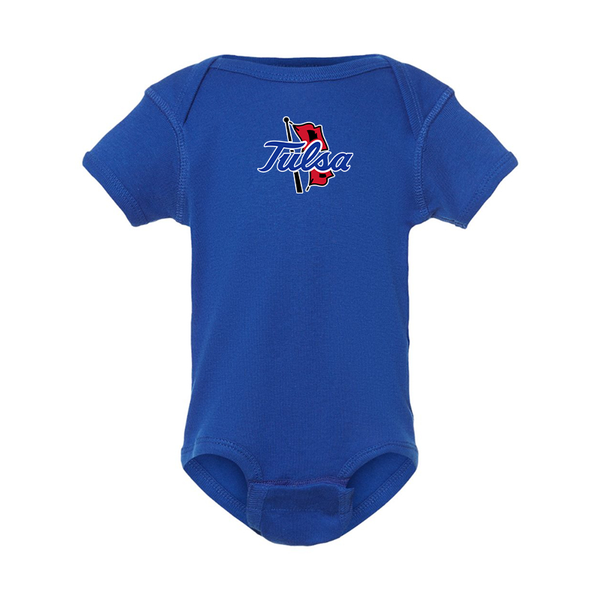 Tulsa Golden Hurricane  Rabbit Skins Infant Baby Rib Bodysuit