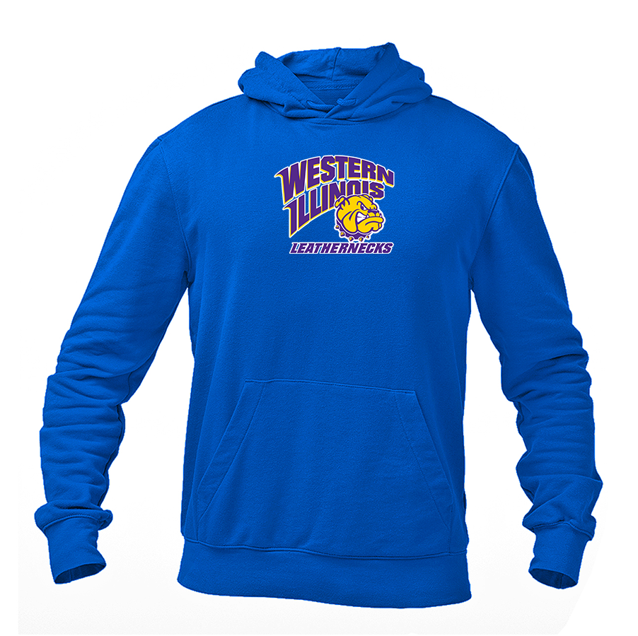 Men's Western Illinois Leathernecks Gildan  Heavy Blend Hooded Sweatshirt
