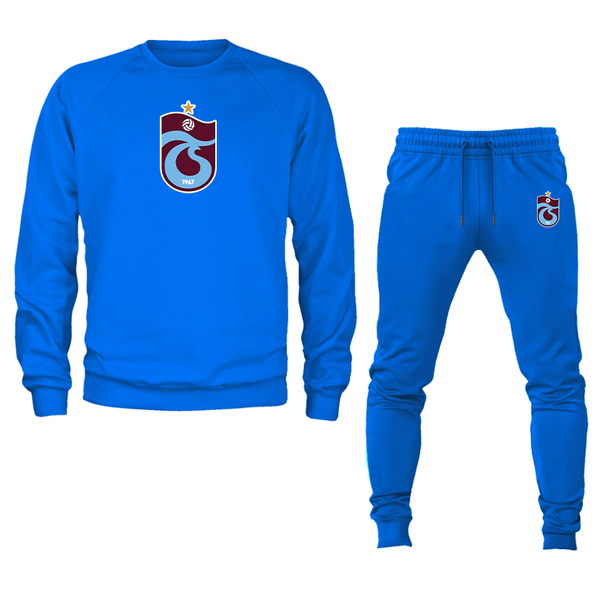Men's Trabzonspor Soccer Crewneck Sweatshirt Joggers Suit