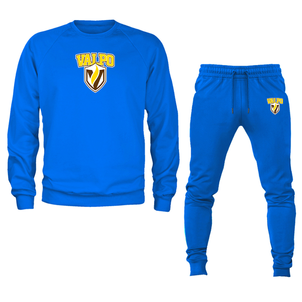 Men's  Valparaiso Crusaders Crewneck Sweatshirt Joggers Suit