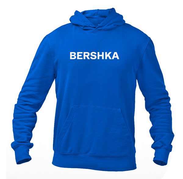 Men's Bershka Logo Pullover Hoodie
