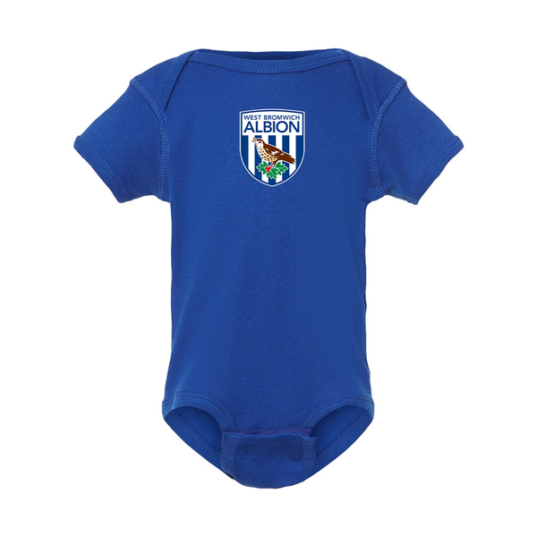 West Bromwich Albion Soccer  Rabbit Skins Infant Baby Rib Bodysuit
