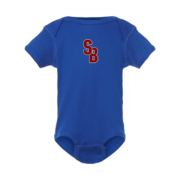 Stony Brook Seawolves  Rabbit Skins Infant Baby Rib Bodysuit