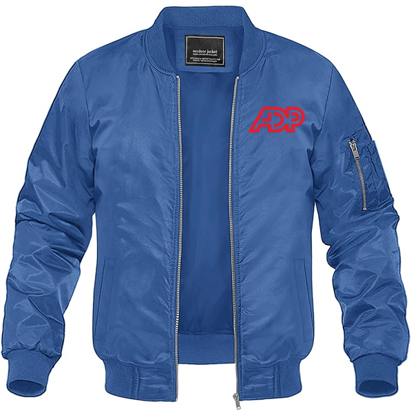 Men's ADP  Lightweight Bomber Jacket Windbreaker Softshell Varsity Jacket Coat