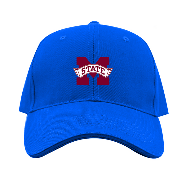 Mississippi State Bulldogs Logo Dad Baseball Cap Hat