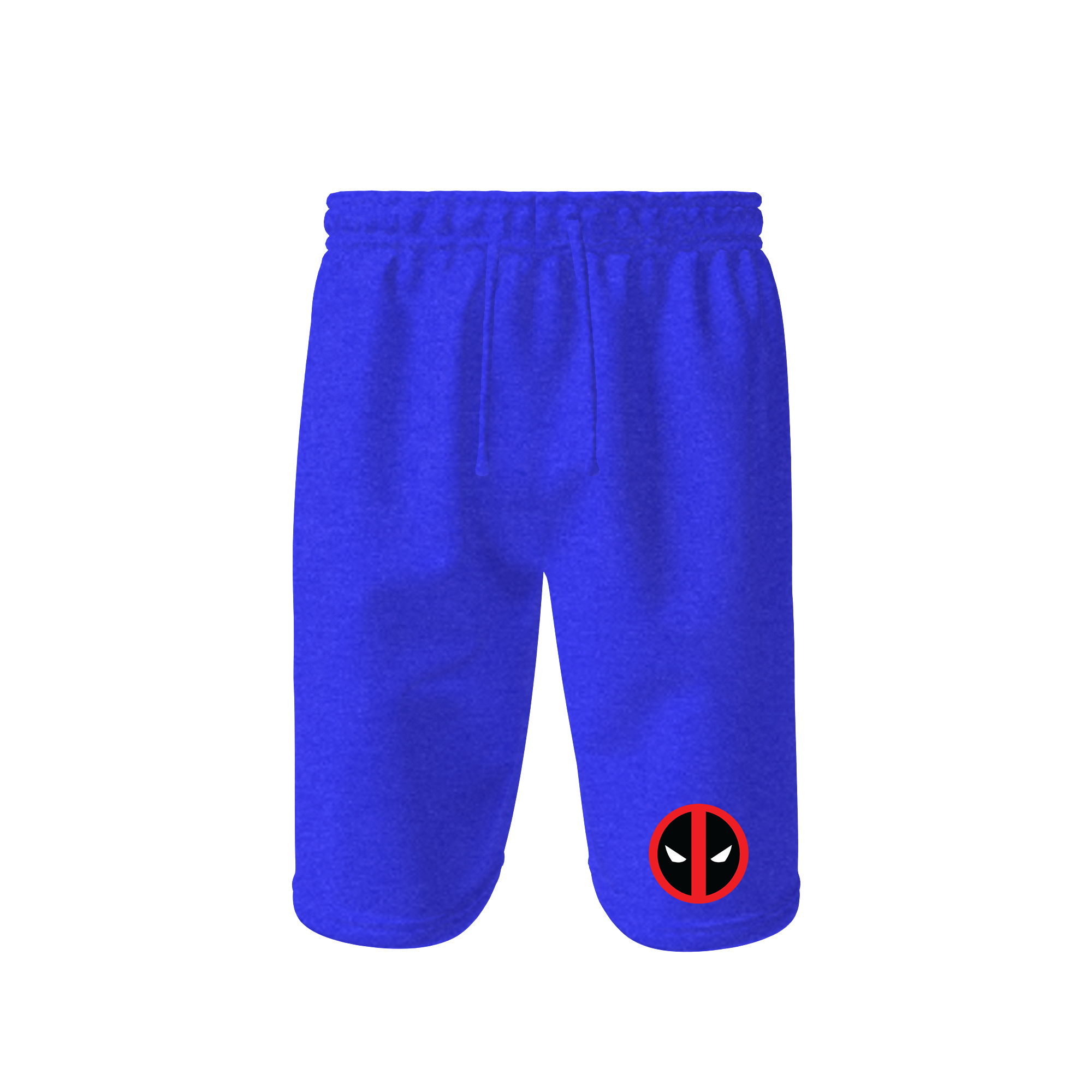 Men's Deadpool Marvel Superhero Athletic Fleece Shorts