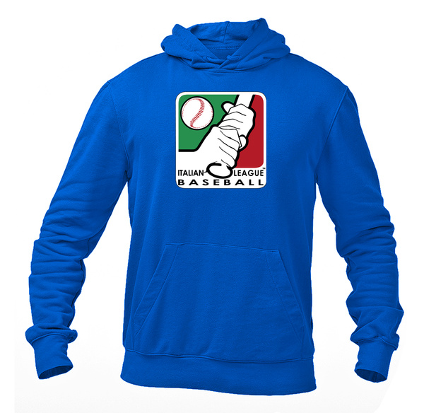 Men's Italian Baseball League Logo Pullover Hoodie