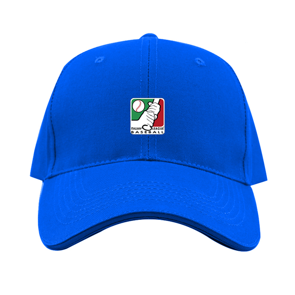 Italian Baseball League Logo  Dad Baseball Cap Hat