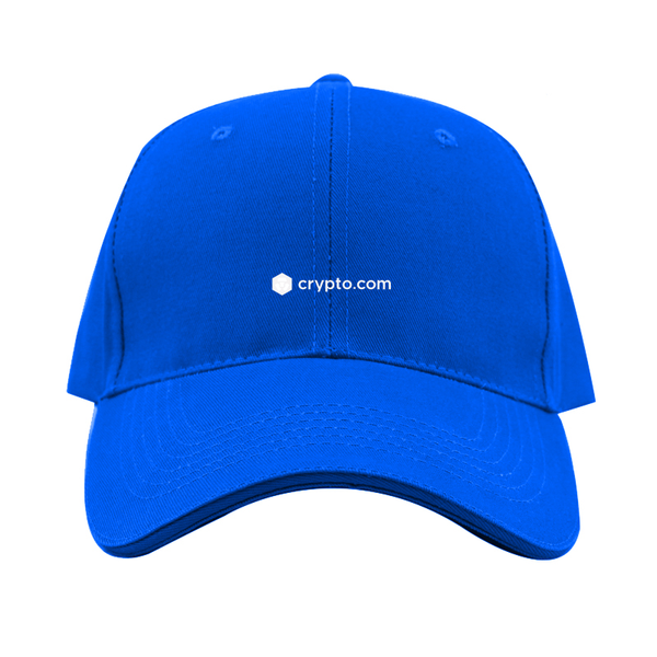 Crypto.Com  Logo  Dad Baseball Cap Hat