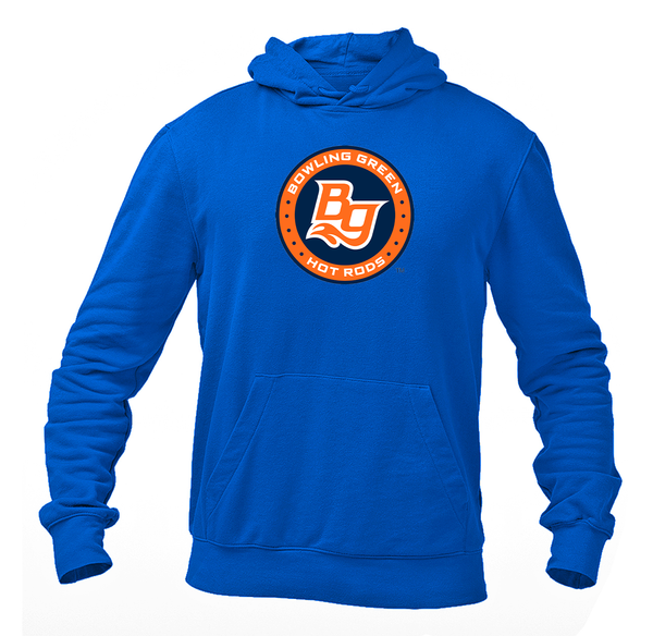 Men's Bowling Green Hot Rods Logo Pullover Hoodie