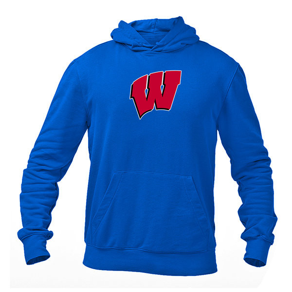 Men's  Wisconsin Badgers Gildan  Heavy Blend Hooded Sweatshirt