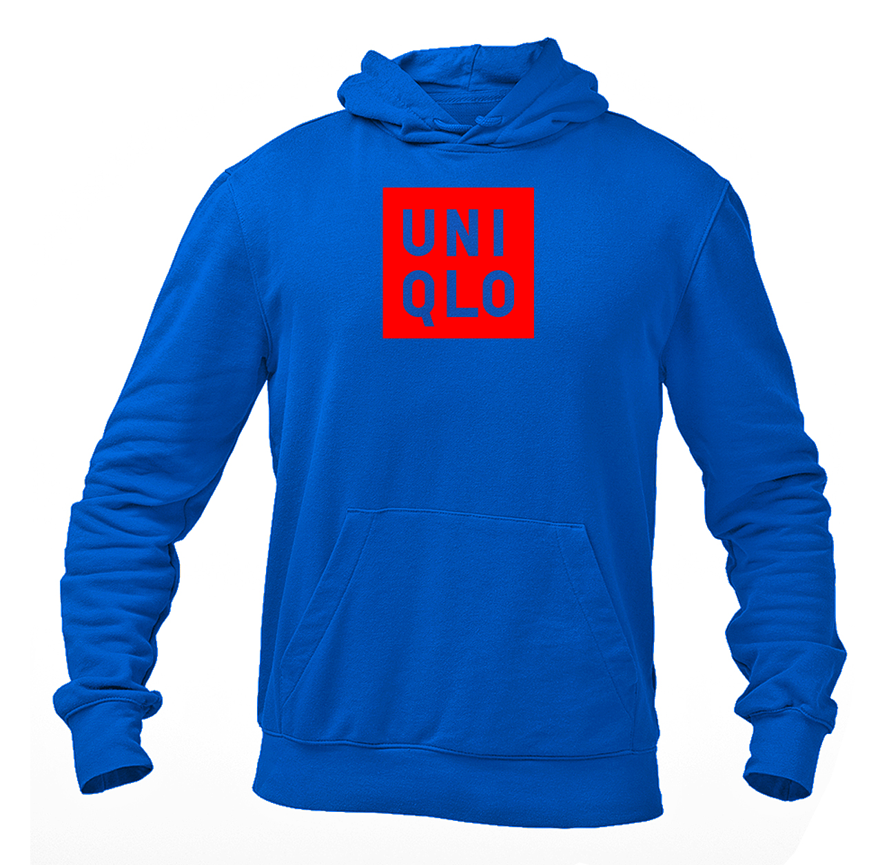Men's Uniqlo Logo  Pullover Hoodie