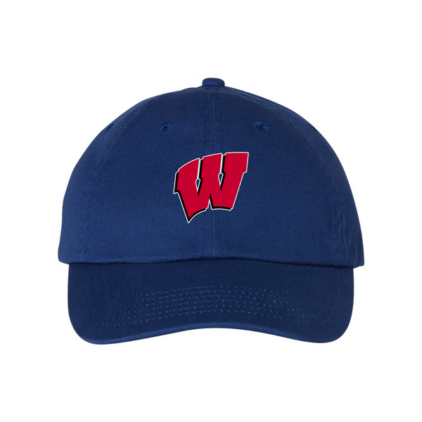 Wisconsin Badgers  Valucap Adult Bio-Washed Classic Dad Hat