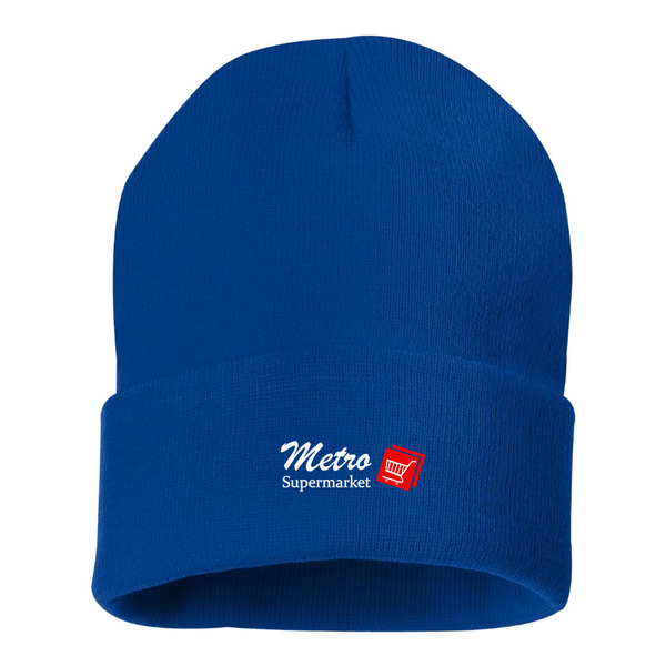 Metro Supermarket Logo  Beanie Hat