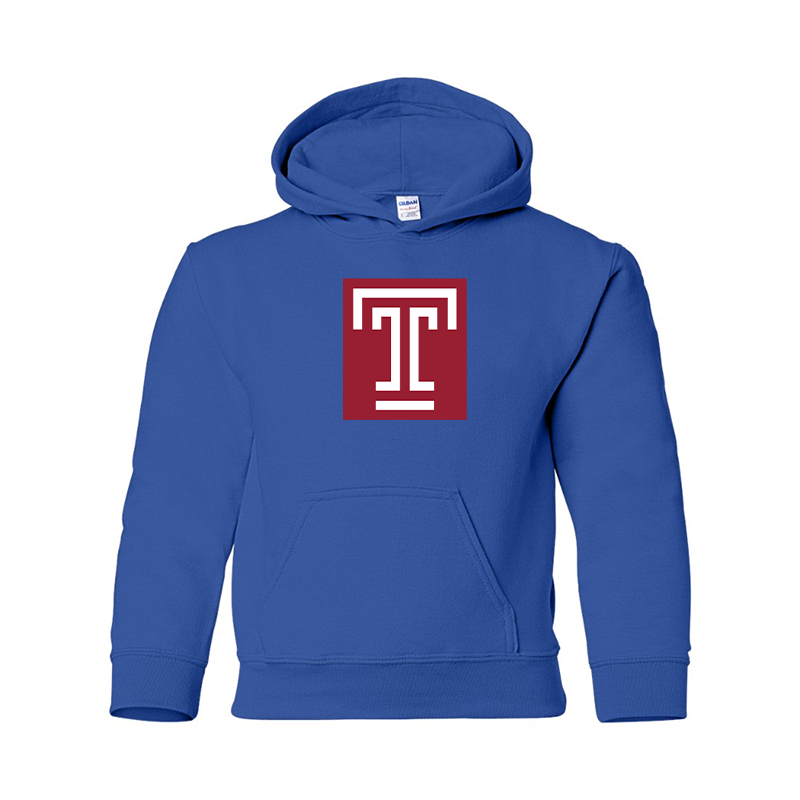 Youth Temple Owls Pullover Hoodie