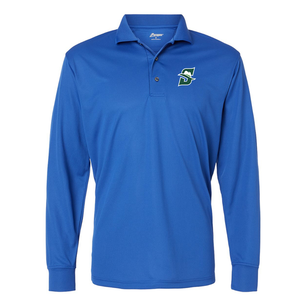 Men's Stetson Hatters Paragon Prescott Long Sleeve Polo