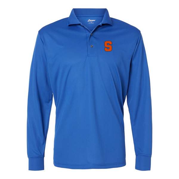 Men's Syracuse Orange  Paragon Prescott Long Sleeve Polo