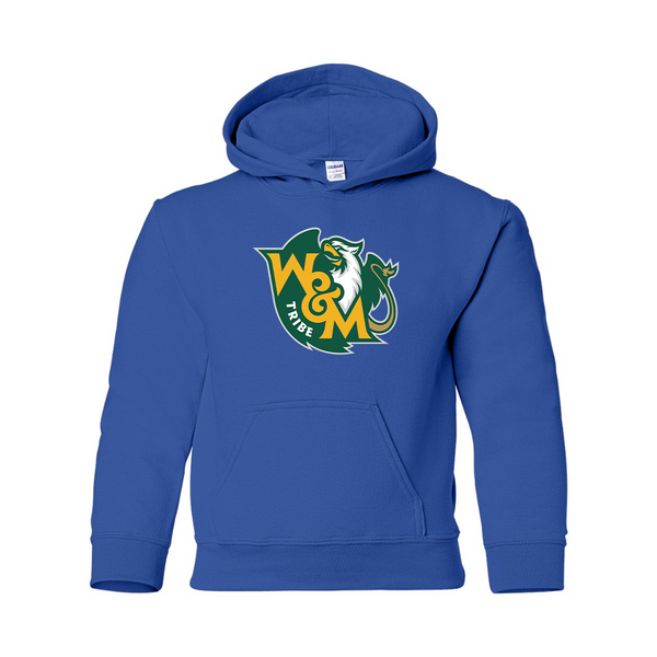 Youth  William and Mary Tribe Gildan Heavy Blend  Hooded Sweatshirt