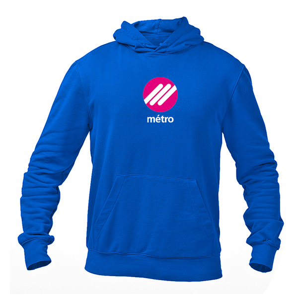 Men's Lausanne Métro Logo  Pullover Hoodie