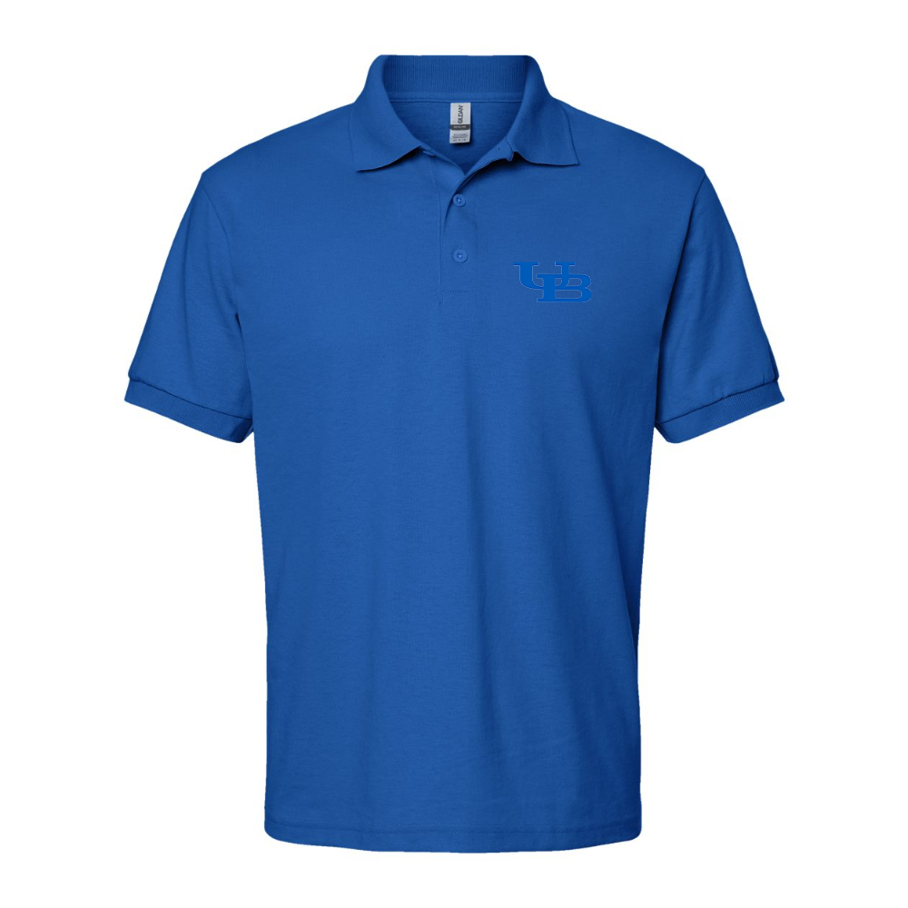 Men's Buffalo Bulls Dry Blend Jersey Polo - Blue