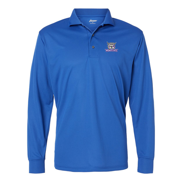 Men's Weber State Wildcats Paragon Prescott Long Sleeve Polo