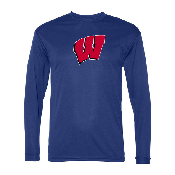 Men's  Wisconsin Badgers Performance Long Sleeve T-Shirt