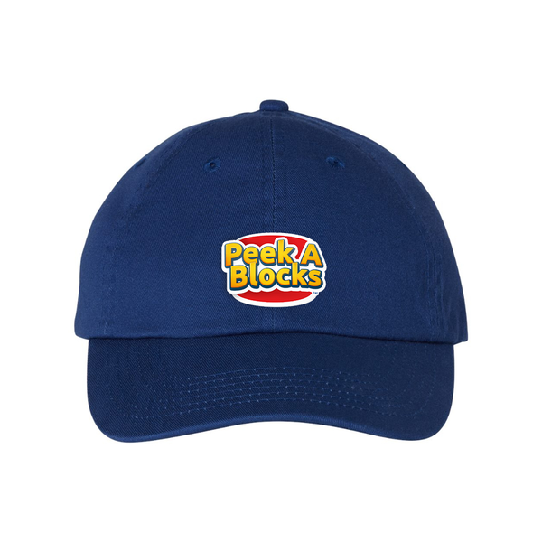 Peek A Blocks  Valucap Adult Bio-Washed Classic Dad Hat