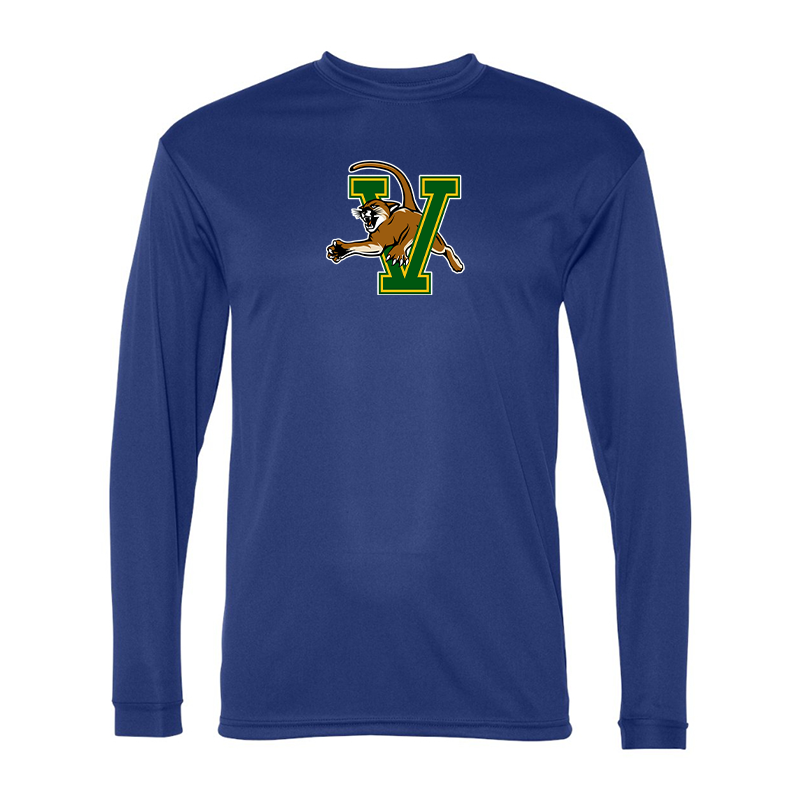 Men's Vermont Catamounts  Performance Long Sleeve T-Shirt