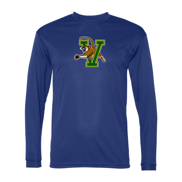 Men's Vermont Catamounts  Performance Long Sleeve T-Shirt
