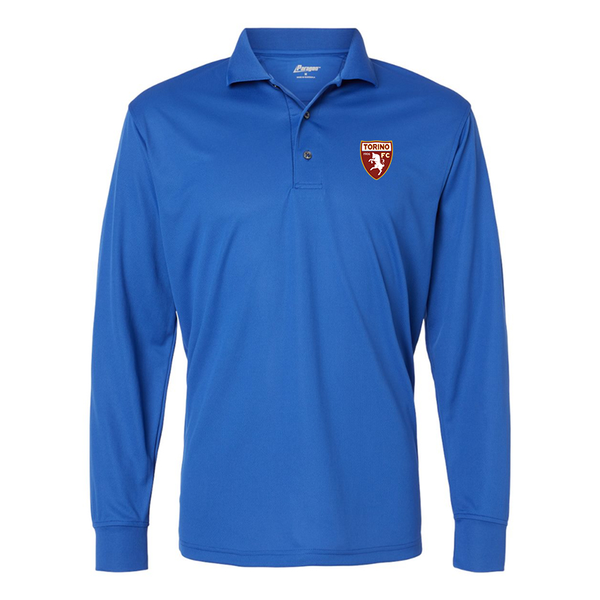 Men's  Torino Soccer Golden Eagles Paragon Prescott Long Sleeve Polo