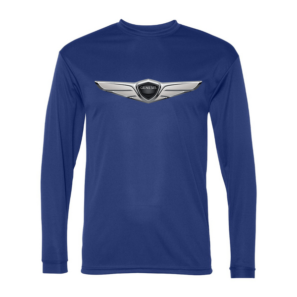 Men's  Genesis Car Polyester Long Sleeve T-Shirt